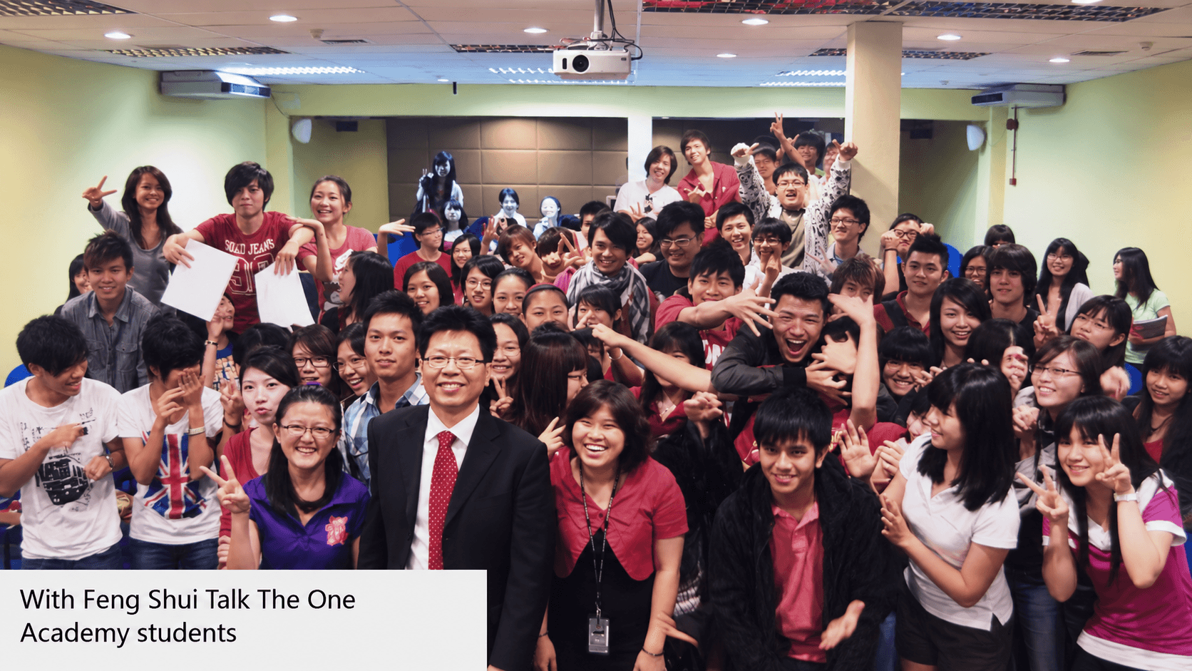 Master Benny with Feng Shui Talk students at The One Academy